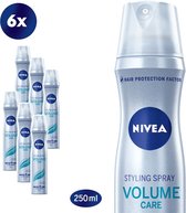 NIVEA Extra Strong Styling Spray - Haarlak - 6 x 250 ml - Voordeelverpakking
