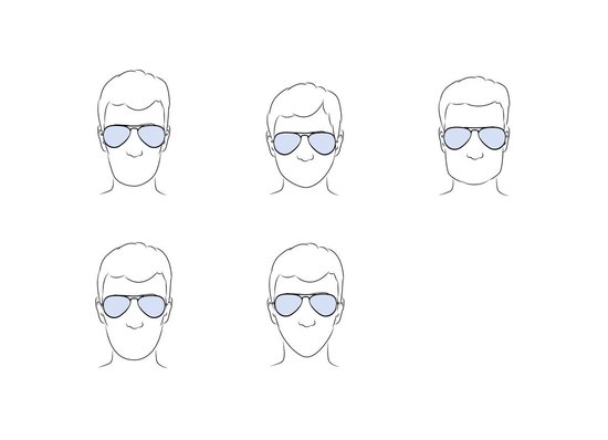 Ray-Ban RB3026 L2821 Aviator (Classic) zonnebril - 62mm van Ray-Ban — afbeelding 5