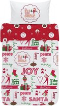 The Elf on the Shelf Joy - Dekbedovertrek - Eenpersoons - 120 x 150 cm - Multi