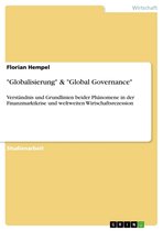 'Globalisierung' & 'Global Governance'