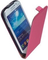 Lederen Roze Flip case case Telefoonhoesje Samsung Galaxy Grand Neo i9060