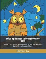 Color by Number Coloring Book for Girls