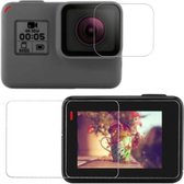 YONO Screen Protector Set geschikt voor GoPro Hero 5 6 - Lens Bescherming - 3-pack