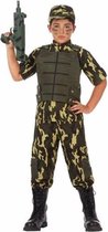 Soldaten kostuum voor jongens - leger / militairen kleding 140