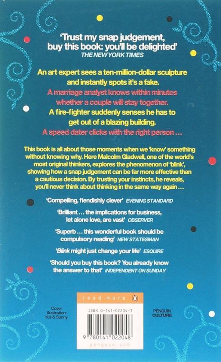 Blink - back cover