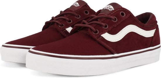 Vans U Cordova (Suede Canvas) VA2XRQJWQ - schoenen-sneakers - Unisex -  donker rood -  | bol.com