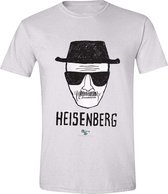 Breaking Bad - Heisenberg T-Shirt - Wit - Maat L