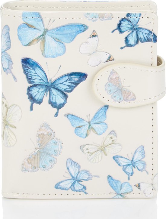 Portefeuille Shagwear - Portefeuille Compact Bracket - Femme - Similicuir - Butterfly (009845sm)