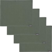 DDDDD - Kit - 4x Placemat - Set van 4 stuks - Luxe Tafeltextiel - 35x45 cm - Groen