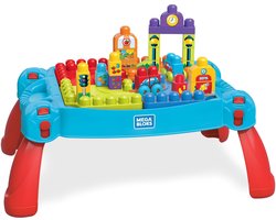 foto van MEGA Bloks Tafel mobile bouw en leer - 30 blokken - Bouwstenen