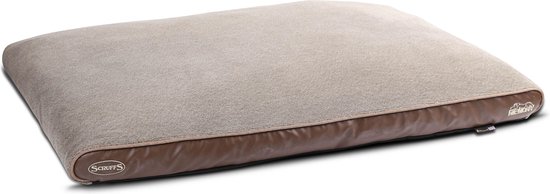 Scruffs Chateau Memory Foam Plush Hondenkussen - Créme - L