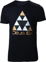 Deus Ex - Mens t-shirt Golden Triangle - M