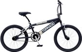 Bike Fun Tornado - Bmx-fiets - Unisex - Matzwart - 20 Inch