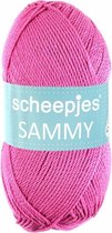 Scheepjes breigaren sammy 108 roze. PAK MET 5 BOLLEN a 100 GRAM.