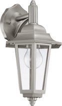 EGLO Cerva - Buitenverlichting - Wandlamp - 1 Lichts - RVS - Helder