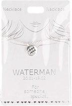 Ketting Waterman, silver plated