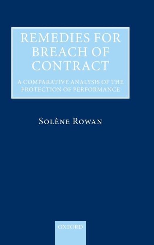 Remedies For Breach Of Contract - cover