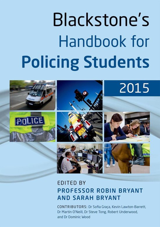 Blackstone's Handbook for Policing Students 2015 - cover