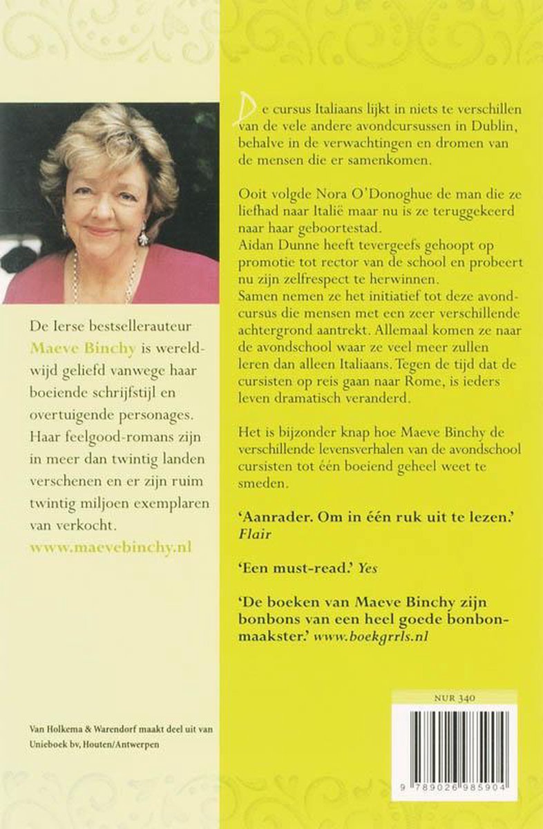 Bol Com Avondschool Maeve Binchy 9789026985904 Boeken