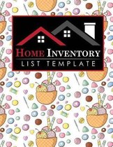 Home Inventory List Template