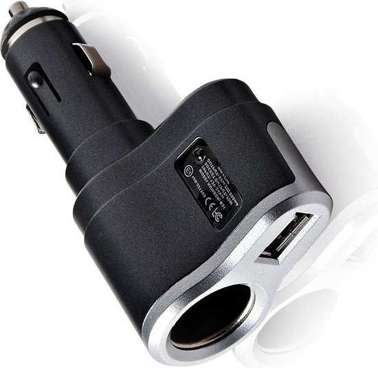 Waden Zakje tij 12V / 24V Auto Adapter met USB Aansluiting | bol.com