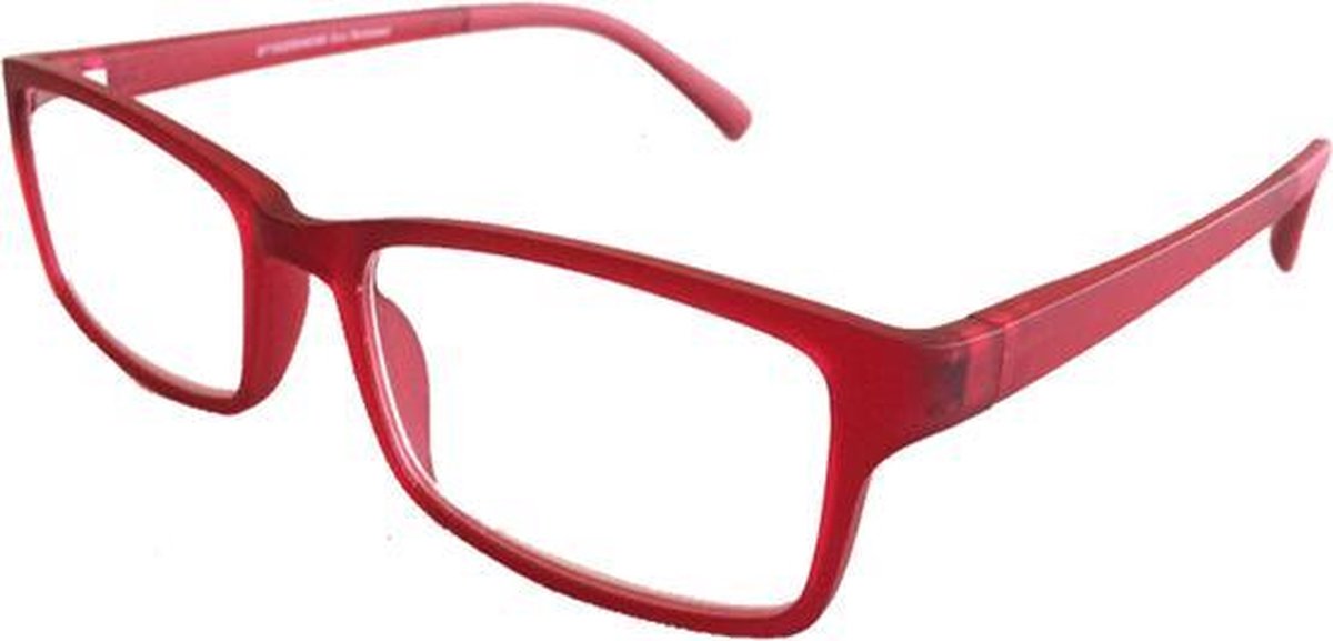 Fangle Biobased leesbril mat rood +2.5