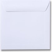 Envelop 17 x 17 Wit, 25 stuks