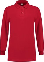 Tricorp Dames polosweater - Casual - 301007 - Rood - maat XXL