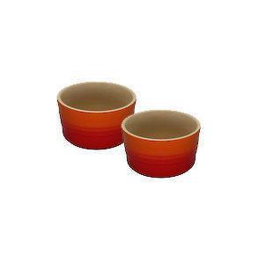 Le Creuset Ramekin 10 Cm Oranje Set van 2