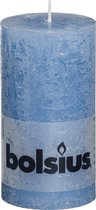 Bolsius Rustiek Stompkaars 130/68 Blauw