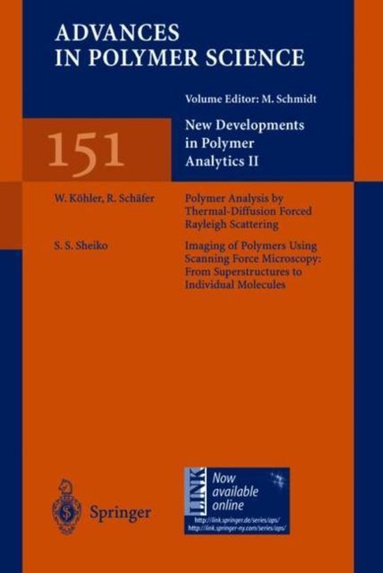 New Developments in Polymer Analytics II - cover