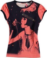 NONO Meisjes T-shirt - sugar coral - Maat 86/92