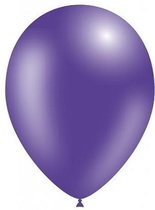 Metallic Party Balloons - Glanzende Feest Ballonnen 100 stuks Paars