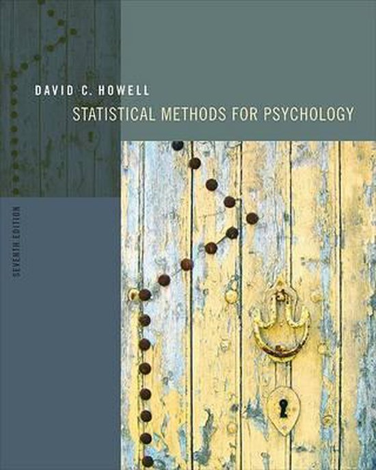 Statistical Methods for Psychology - cover