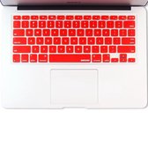 Xssive Toetsenbord cover voor MacBook Air 11.6 - siliconen - rood - Internationale indeling