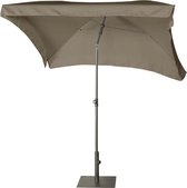 Parasol Aruba 200x130 volant taupe