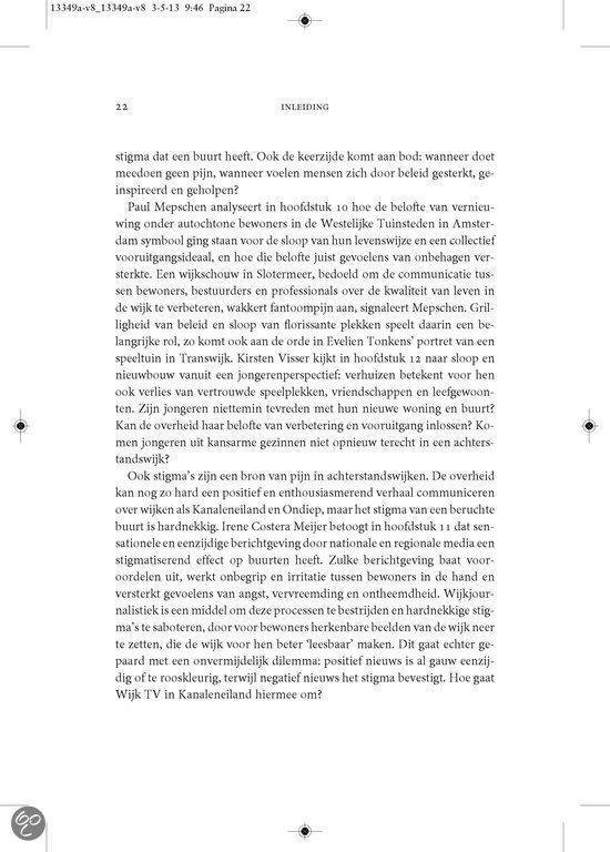 Pagina 22 van 'Als meedoen pijn doet' met tekst over participatie en stigma.