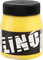 Linoleum verf, geel, 250 ml