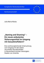 naming and Shaming - Ein Neues Ambulantes Sicherungsmittel Im Umgang Mit Sexualstraftaetern?