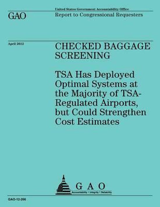 Checked Baggage Screening, Government Accountability Office