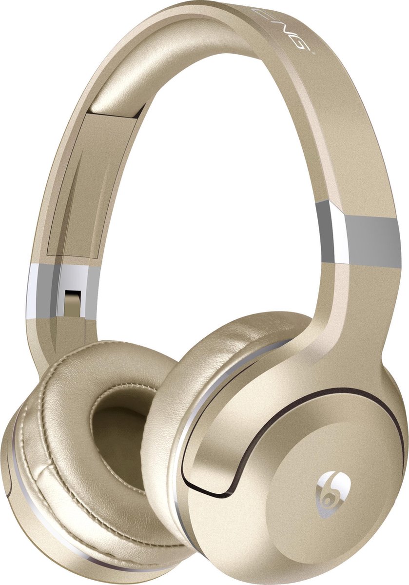 OVLENG BT806 Goud - Draadloze Koptelefoon, Radio EN Bluetooth Speaker ...