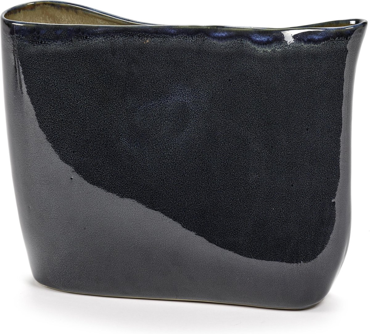 Serax Terres de Rêves by Anita Le Grelle Vaas - Ø31x11x24,8 cm - Dark Blue/Misty Grey