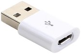 DW4Trading® USB A male naar micro B USB female adapter verloop wit