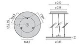 Pendelarmatuur Led 27W