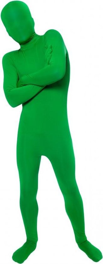 Morphsuits™ Partysuit Kids Green - SecondSkin - Verkleedkleding - 105/119  cm | bol.com