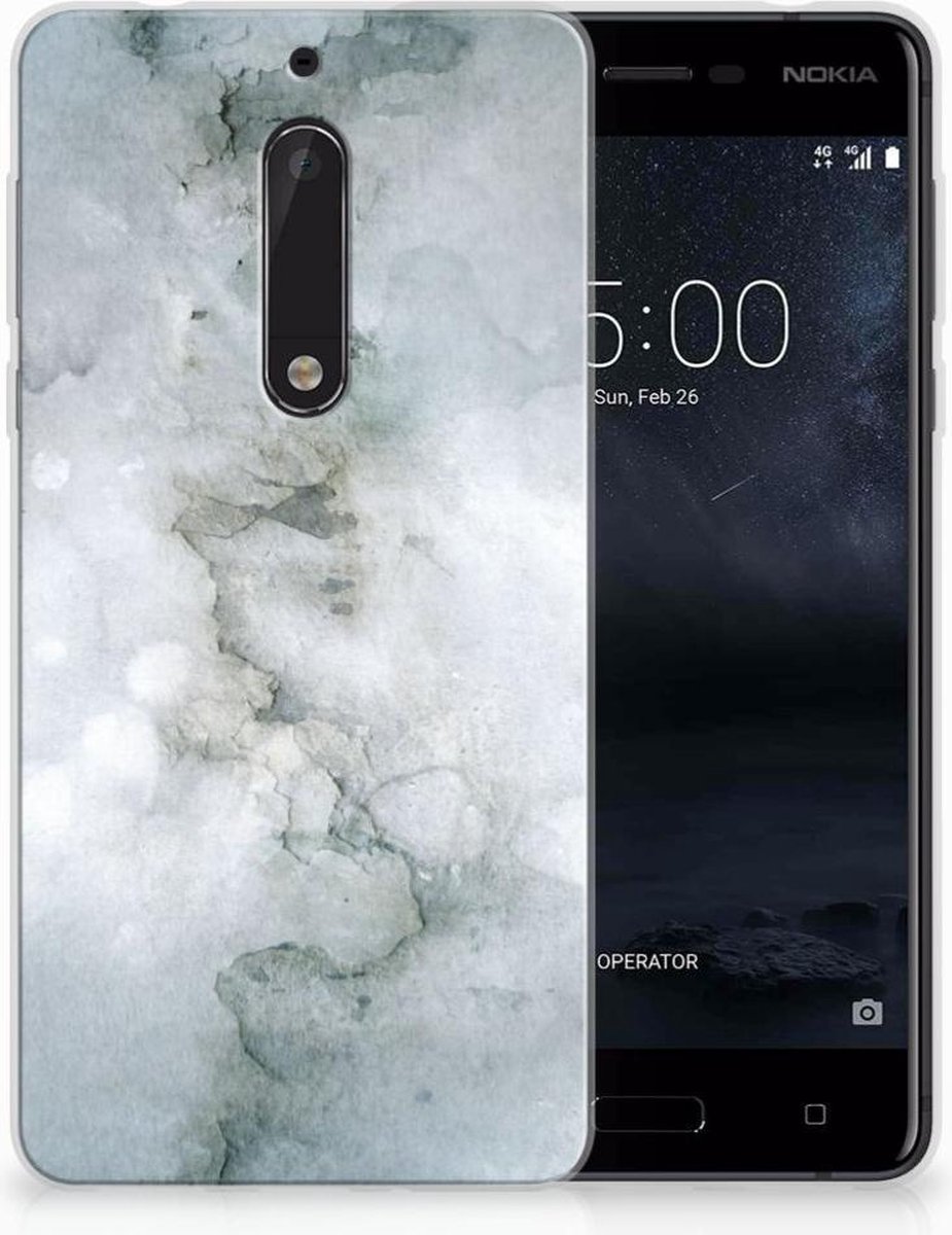 Hoesje maken Nokia 5 Painting Grey