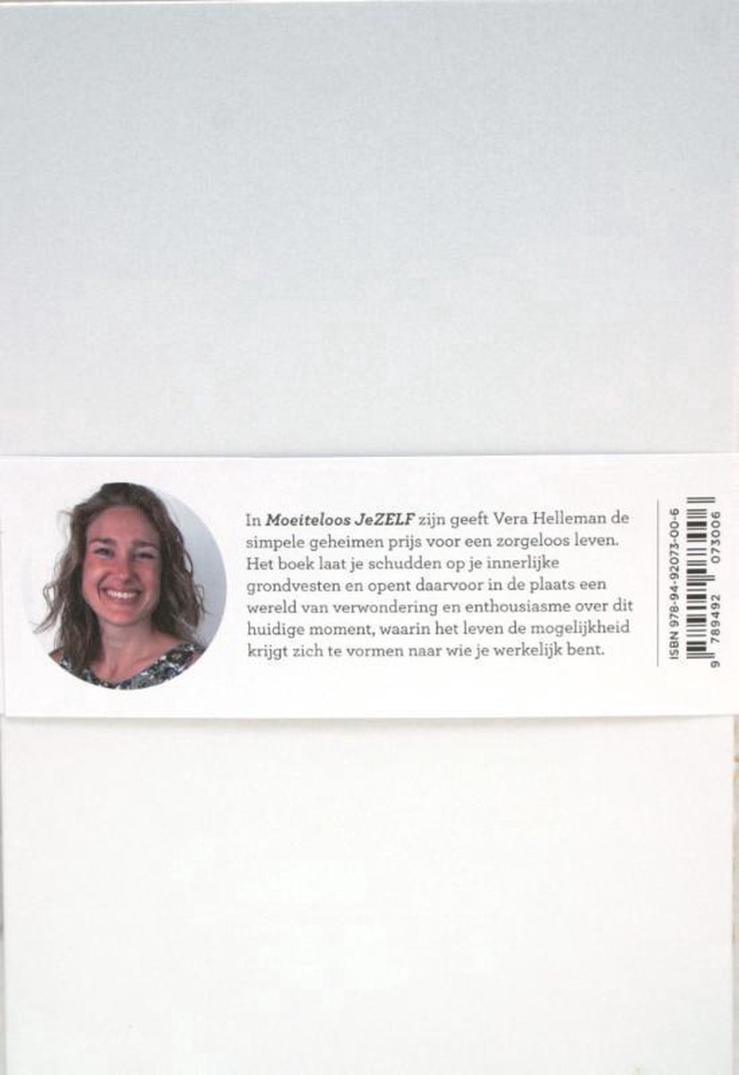 Een boek met een portret van Vera Helleman, ISBN 978-94-92073-00-6.