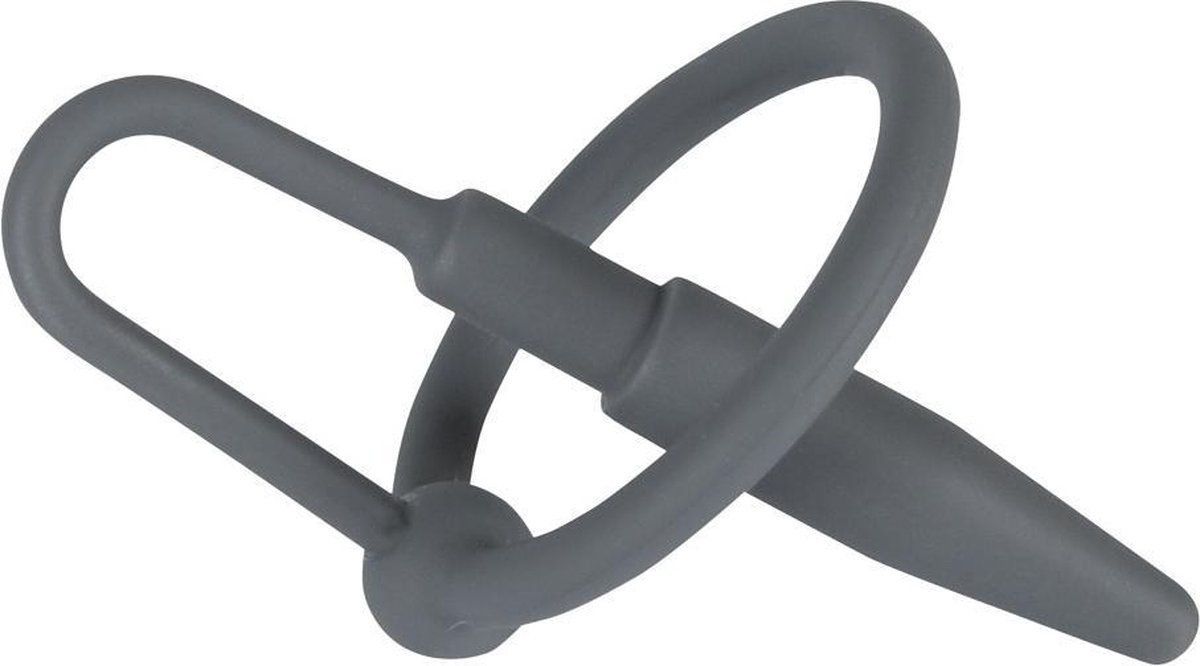 Goedkoopste You2Toys – Silionen Penis Plug met Eikel Ring voor Intens Vol Gevoel - Zwart