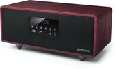 Muse M-630 DWT home audio set Home audio-minisysteem Zwart, Rood 40 W