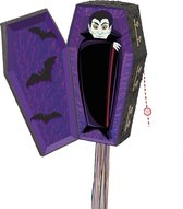 Halloweenpiñata in de vorm van een vampierendoodskist - Feestdecoratievoorwerp - One size